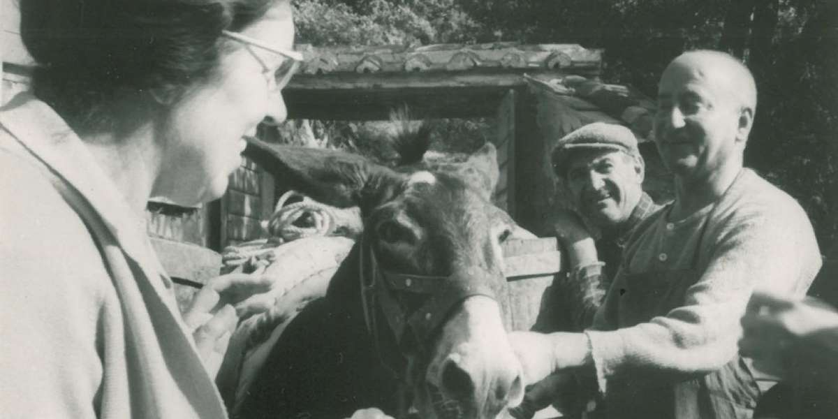 Madre Julia a Farfa, 1977.